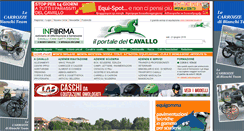 Desktop Screenshot of ilportaledelcavallo.it